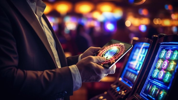 Meja roulette Macau Pools dengan bola yang jelas terlihat dan papan taruhan digital